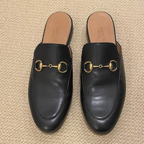 GUCCI Princetown Leather Mules - Picture 4 of 6